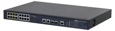 Zdjęcie produktu dla Dahua Technology ePoE DH-LR2218-16ET-240-V2 zarządzalny przełącznik L2 Fast Ethernet (10/100) Power over Ethernet (PoE) czarny
