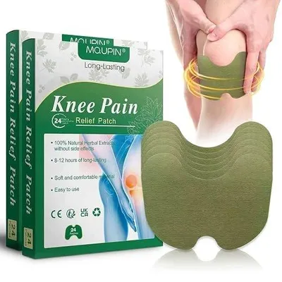 Zdjęcie produktu dla Plastry rozgrzewające kolano żelazko 48 sztuk naturalne ziołowe