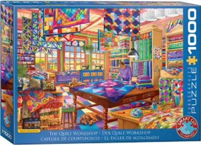 Image de puzzle 1000 pièces L'atelier de la courtepointe