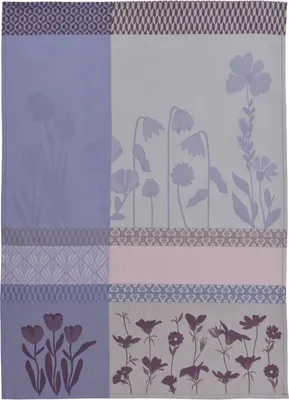 Produktbild von Sander Geschirrtuch - Madeira - Farbe: 35, Lilac - Frühlingsblumen