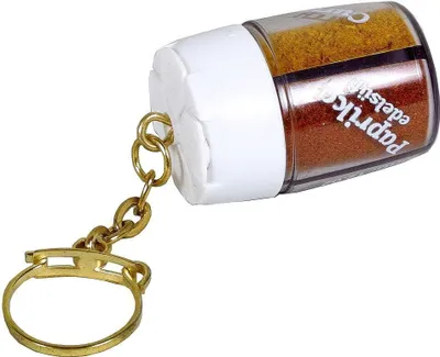 Immagine prodotto di Relags shaker per spezie Mini 4 in 1 con portachiavi