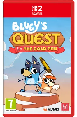 Produktbild von Switch 2: Blueys Abenteuer auf der Suche nach dem goldenen Stift