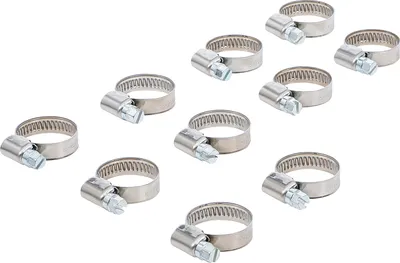 Image de BGS Colliers de serrage inoxydables 16 x 25 mm 10 pcs - 8095-16x25