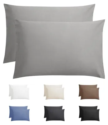 Immagine prodotto di Federa cuscino - 60 x 70 cm - Cotone - Chiusura a busta - Grigio