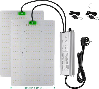 Image de Lumière LED pour plantes, à intensité variable, plein spectre, 240W