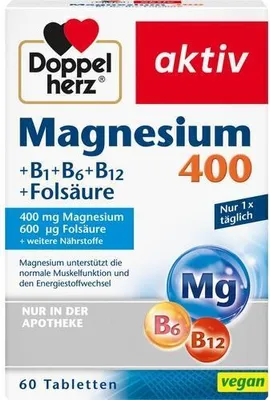Produktbild von DOPPELHERZ Magnesium 400 mg Tabletten