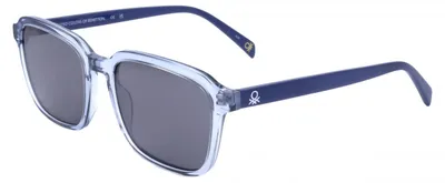 Produktbild von Benetton BEO1083 Gloss light crystal blue 53/19/145 Herren Sonnenbrillen