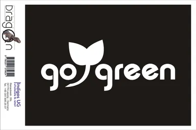 Produktbild von Aufkleber / Autoaufkleber - JDM / Die cut / Auto / OEM - go green - 210x80 mm gelb - Heckscheibe / Heckscheibenaufkleber