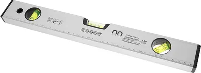 Obrázok produktu pre 400 mm vysoko presná magnetická hliníková vodováha v striebornej farbe