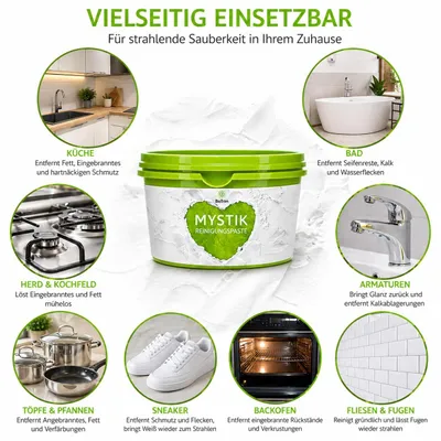 Produktbild von Greenway BioTrim Mystik Paste ökologischer Haushalts- & Allzweckreiniger | Wunderpaste 200g | Mystik, Reinigungspaste und Polierpaste