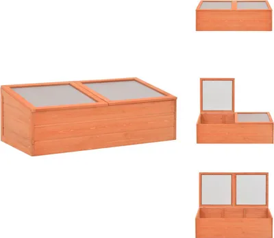 Immagine prodotto di vidaXL Telaio freddo in legno 100x50x34 cm - Serre