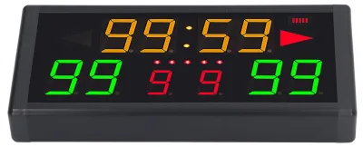 Zdjęcie produktu dla 10-cyfrowa tablica wyników LED Elektroniczna zdalnie sterowana tablica wyników do gry w piłkę Codzienny trening 100?240V Wtyczka EU