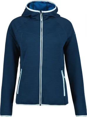 Produktbild von Icepeak Midlayer Berryville mit Kapuze für Damen, Farbe:Blau, Größe:S