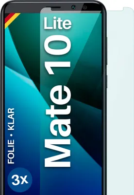 Produktbild von moex® 3x Schutzfolie kompatibel mit Huawei Mate 10 Lite - Displayschutzfolie dünn Folie, Klar