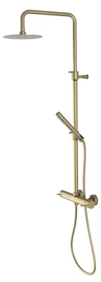Produktbild von Sapho ULTRASAN Duschsäule mit Armatur, rund, Gold matt