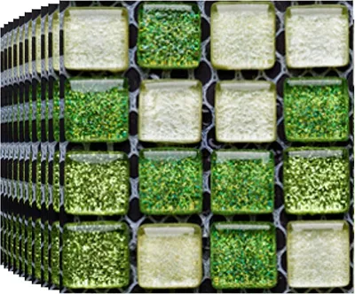 Immagine prodotto di Set di adesivi per piastrelle effetto mosaico, 30 pezzi, impermeabili, autoadesivi, ideali per la cucina