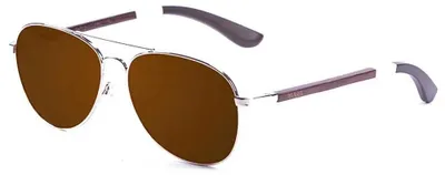 Produktbild von Ocean Sunglasses San Remo Wood Polarisierte Sonnenbrille Braun Brown/CAT3 Braun Brown/CAT3