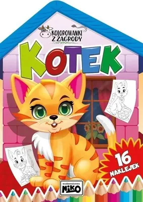 Produktbild von Kolorowanka dla dzieci Kotek z zagrody