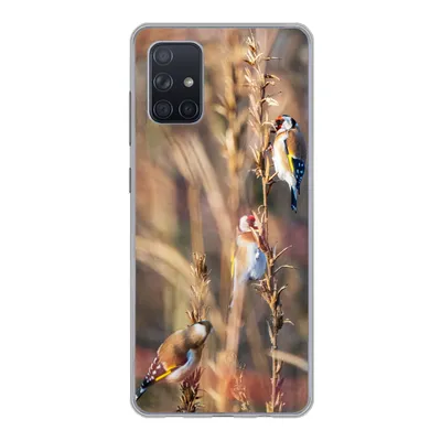 Produktbild von MuchoWow® Handyhülle Schutzhülle Hülle für Samsung Galaxy A51 Vögel - Äste - Wald Silikon Softcase Handy Hülle - Schutzabdeckung