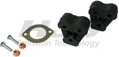 Produktbild von HJS Montagesatz Schalldämpfer 82 13 2851 für SMART FORTWO Coupe (451)