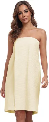 Immagine prodotto di Kilt da sauna da donna, 100% cotone, elasticizzato