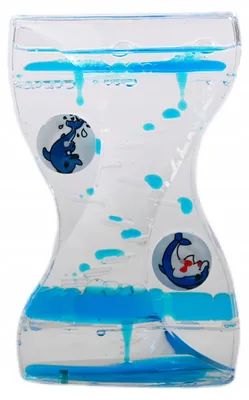 Produktbild von Beruhigende Gel-Sanduhr für Kinder Flüssig-Timer 90 Sek. Wasseruhr zur Entspannung