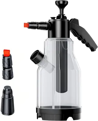 Produktbild von 2-Liter-Autoschaumsprüher, Hand-Drucksprüher, Autoschaumkanone, Sprühflasche, Autoschaumpumpe, tragbare Sprühflasche für die Autoreinigung
