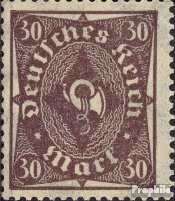 Produktbild von Briefmarken Deutsches Reich 1922 Mi 231b  gestempelt Posthornzeichnung