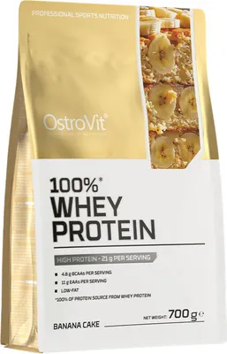 Produktbild von OstroVit 100% Whey Protein 700g Beutel Banana Cake