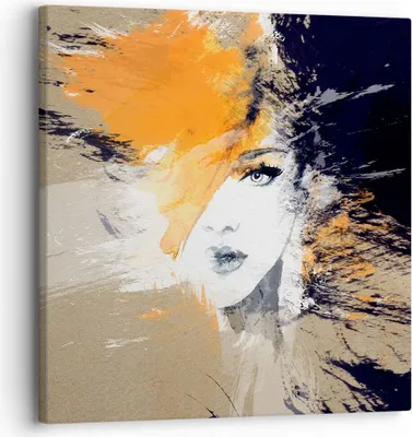 Produktbild von Bild auf Leinwand - Leinwandbild - Abstraktion Frau - 30x30cm - Wand Bild - Wanddeko - Wandbilder - Leinwanddruck - Bilder - Kunstdruck - Wanddekoration - Leinwand bilder - Wandkunst - AC30x30-3656