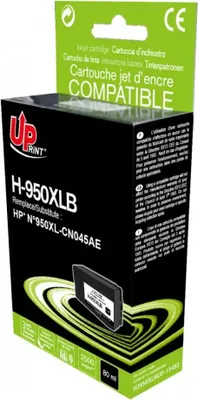 Produktbild von Tintenfass UPRINT CN045AE HP, Schwarz