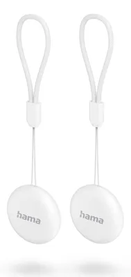 Produktbild von Hama Schlüsselfinder 2 Stück, für Android, Bluetooth, Weiß
