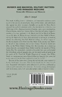 Produktbild von Murder and Madness, Military Matters and Managed Medicine, Memorable Milestones and Moments