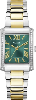 A close-up studio shot of a women's wristwatch.