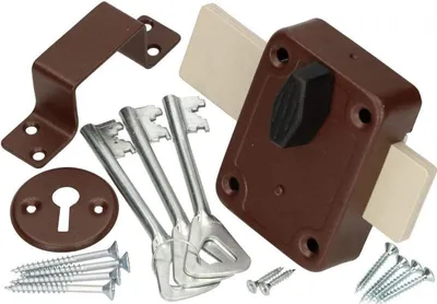 Obrázok produktu pre KOTARBAU® Zámok na skrutku 140 mm Zámok na obruč Prídavný zámok na dvere s kľúčom Prídavný zámok na dvere Zámok na garážové dvere Brazen Top