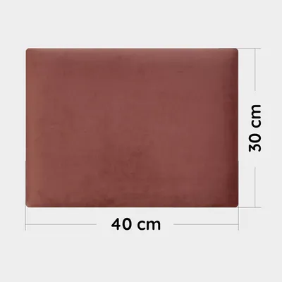 Image de Panneaux muraux rembourrés, appuie-tête, coussins muraux, panneaux muraux rembourrés 40x30 cm, en velours