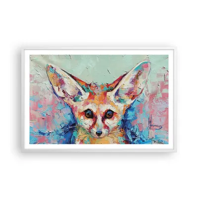 Produktbild von Gerahmtes Poster - Weißer Rahmen - Klein November Bunt - 91,5x61 cm - Wand Bild - Wanddeko - Wandbilder - Kunstposter - Wandposter - Bilderrahmen - Bilder - Kunstdruck Wanddekoration - P2WAA91x61-4568