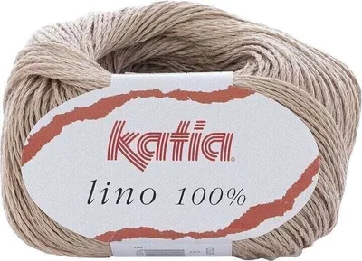 Obrázok produktu pre Katia Lino 100% 9 Beige Pletacia priadza