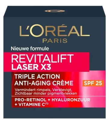 Produktbild von L'Oréal Skin Revitalift Laser X3 Tagescreme LSF 25 50 ml