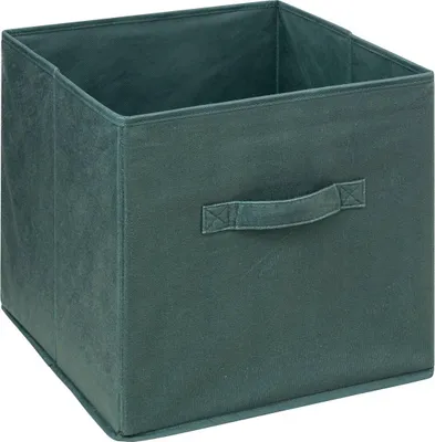 Produktbild von Korb velours 31x31cm "mix n modul" khaki grün - 5 five simply smart