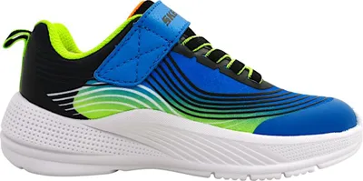 Imagen del producto de Zapatos deportivos para niños Skechers Microspec Advance, modelo para niños, con cierre de velcro, color azul