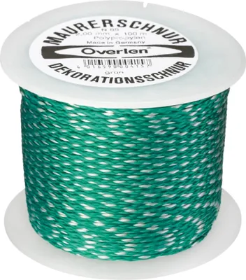 Image de Cordeau de maçon L.100m D.2mm 65kg PP vert/blanc