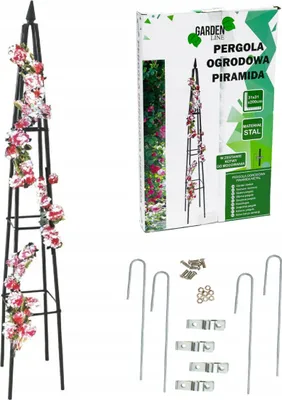 Produktbild von Garten Pergola Pyramide Rose Stütze Metall Pfahl
