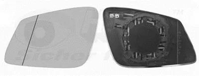 Produktbild von Van Wezel Spiegelglas links für BMW 5er 6er 7er