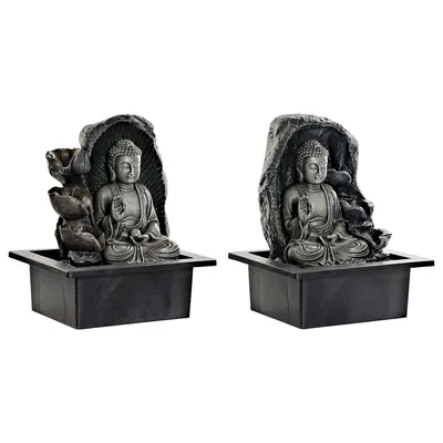 Obrázek produktu pro Zahradní fontána DKD Home Decor 21 x 17,5 x 25 cm Buddha Resin Oriental (2 ks)