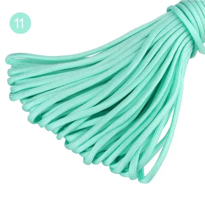 Produktbild von 10m Farbe-11 Mintgrün MicroCord Paracord Schnüre Nylonleine 2 mm
