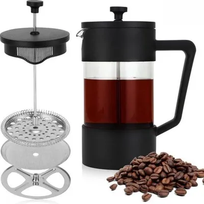 Immagine prodotto di Macchina da caffè in acciaio inossidabile, nera, compatta