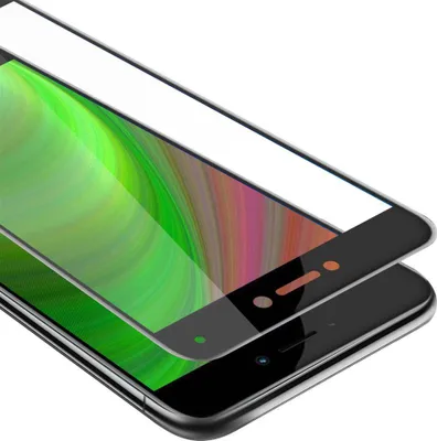 Produktbild von Cadorabo Panzerfolie für Huawei NOVA LITE Schutzfolie in Schwarz Vollbild Folie Tempered Display Schutzglas