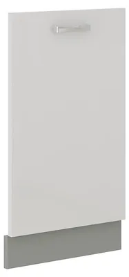 Zdjęcie produktu dla Front do zabudowy zmywarki ULLERIKE – 45 x 72 cm, biały/szary