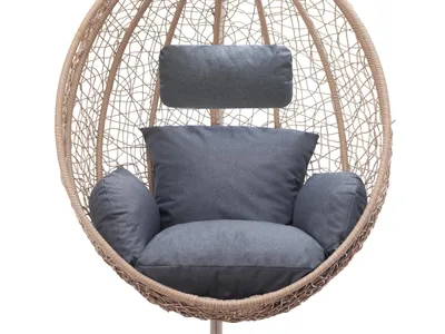 Obrázok produktu pre Pillowprim Barry - pohodlný vankúš na závesné kreslo, mäkký, moderný a odolný voči poveternostným vplyvom, Navybalu